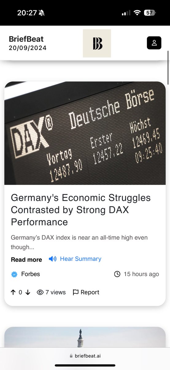 BriefBeat's tweet photo. Germany's Economic Struggles Contrasted by Strong DAX Performance via @briefbeat https://t.co/N01tfuRyfH https://t.co/DqENUGEzqU
