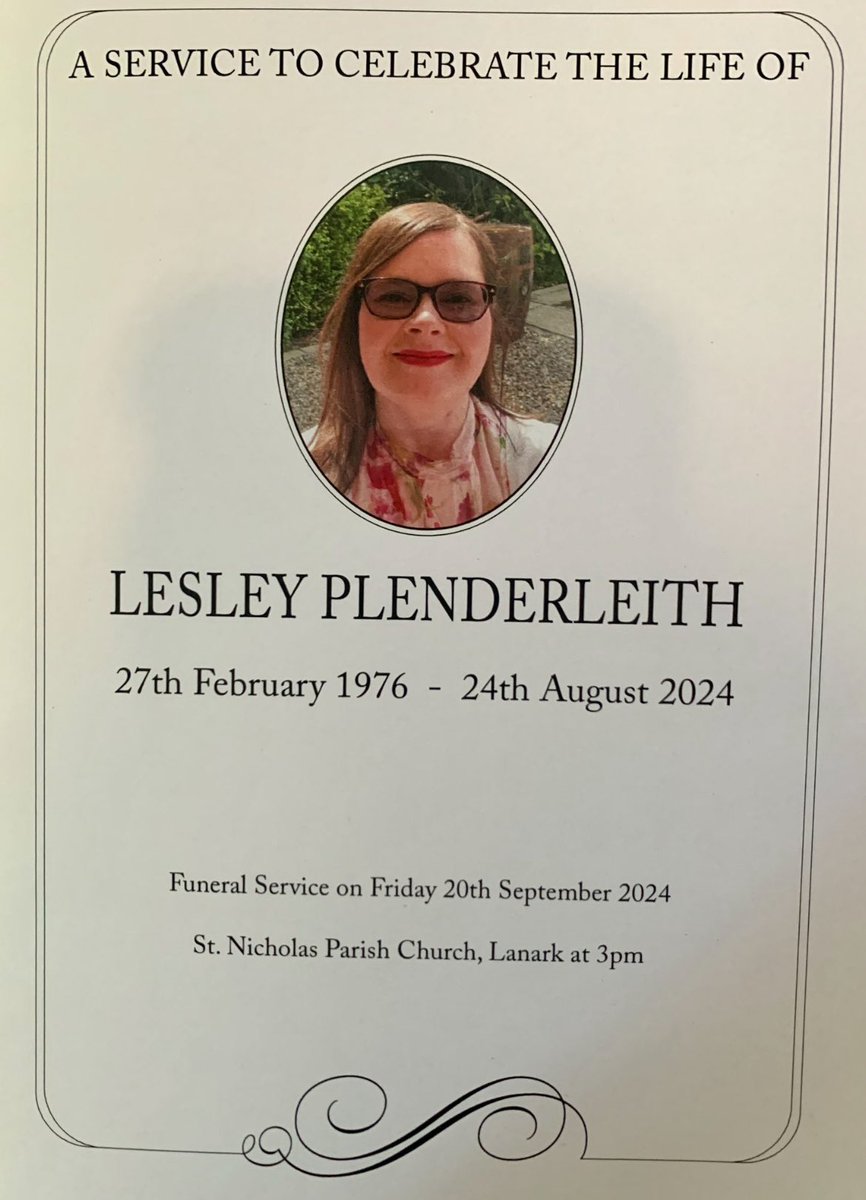 If ever there was a lovely funeral, then it was today. The celebration was beautiful. Just like Lesley was. And as an amazing teacher what better music for her entry photo montage than Assembly Bangers <a href="/JasonManford/">Jason Manford</a> - you can watch the it on YouTube. ❤️

youtu.be/IEBfXyM03Fw?si…