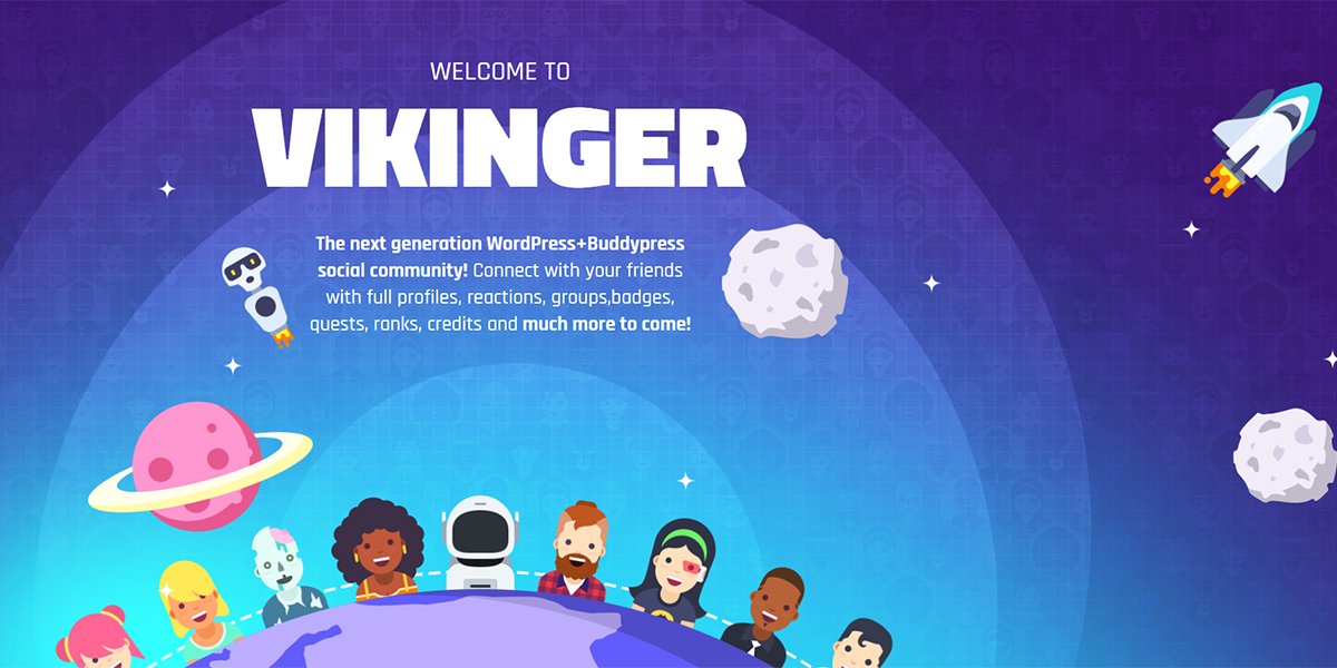 GamiPress's tweet image. Vikinger by @odindesign_tw is an excellent and beautiful WordPress theme designed for #BuddyPress &amp;amp; @BuddyBossWP communities with full support to @GamiPress and @elemntor!
Live demo here: 👇
odindesignthemes.com/vikinger-theme/