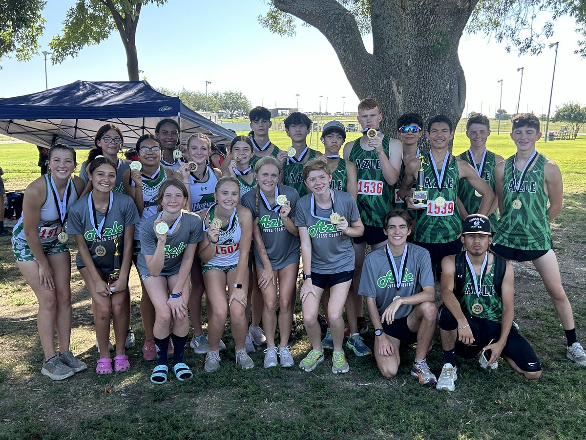 Great day today at Dutch Branch Park!  Both JV teams and varsity girls finished 1st and varsity boys 3rd! 🥇🥇🥇🥉<a href="/azleathletics/">azleathletics</a> <a href="/azleisd/">Azle ISD</a>