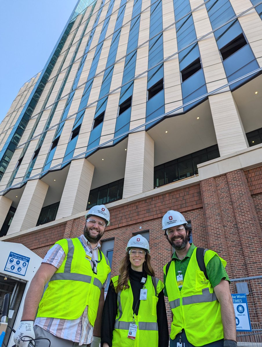 Kevin Little (@kevinlittlephd) on Twitter photo The new 1.9 million sqft <a href="/OSUWexMed/">The Ohio State University Wexner Medical Center</a> inpatient tower has a lot of imaging space, and our <a href="/OSURadiology/">Ohio State Radiology</a> Imaging Physics residents have been in all of them to verify that shielding was installed as designed to protect our patients and staff. Cool hats! The new 1.9 million sqft <a href="/OSUWexMed/">The Ohio State University Wexner Medical Center</a> inpatient tower has a lot of imaging space, and our <a href="/OSURadiology/">Ohio State Radiology</a> Imaging Physics residents have been in all of them to verify that shielding was installed as designed to protect our patients and staff. Cool hats!
