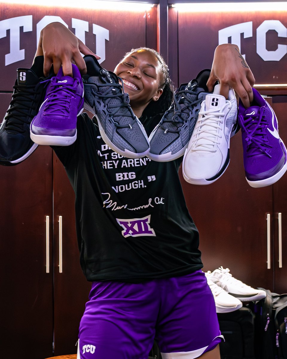 tcuwbb's tweet image. Always 💜 a Nike Christmas

A big thank you to @TCUEquipment  for always making sure we look and feel our best

#GoFrogs
