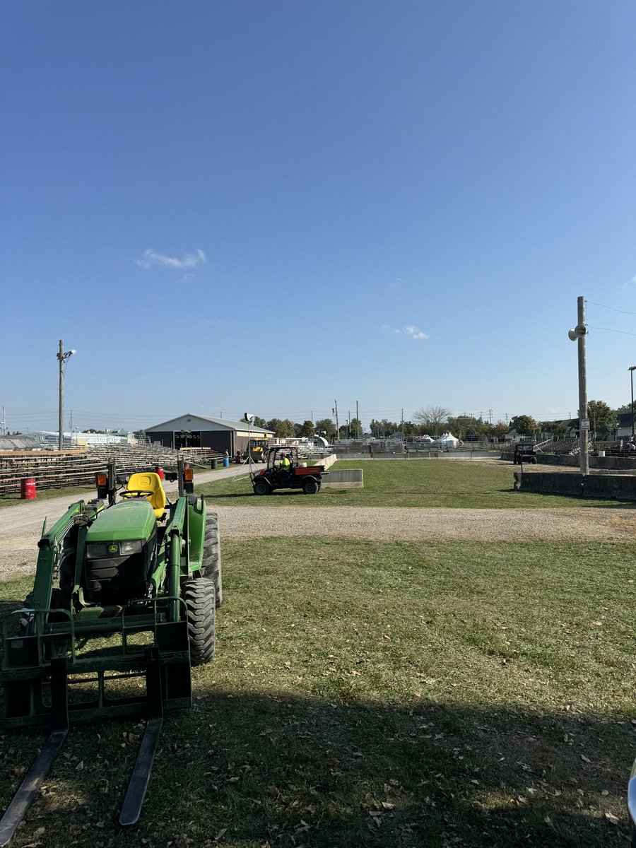 Richmond Fair Demo Derby tonight seats are ready come and enjoy the night