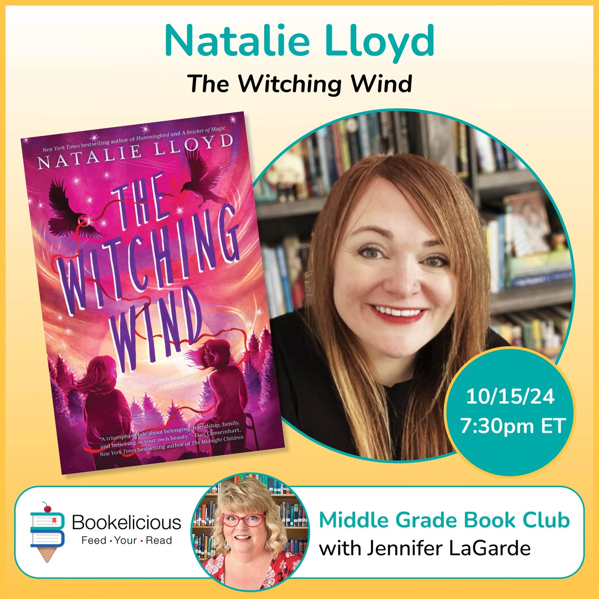 bookelicious's tweet photo. 🎉 FREE Virtual Event with @_natalielloyd on 10-15-24 @ 7:30pm EST!
✅ Register: https://t.co/HAROCVdwxL

“This book hugged my heart.” @MrSchuReads
 
📚🛍️: https://t.co/y0In0QFGzh @Scholastic https://t.co/RUO8uN1k23