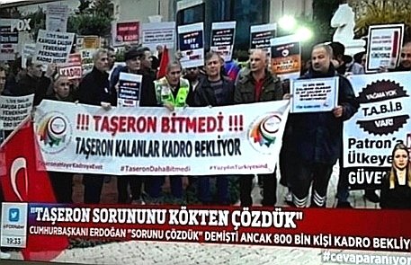 TaşeronSahaya İnecek
Yıl 2015: Kadro sözü verdiniz.
Yıl 2024: Hala kadro yok.
Hak, hukuk, adalet nerede? Taşerona delalet!
<a href="/RTErdogan/">Recep Tayyip Erdoğan</a> 
<a href="/turkiskonf/">TÜRK-İŞ</a> 
<a href="/hakiskonf/">HAKİŞ KONFEDERASYONU</a> 
<a href="/MHP_Bilgi/">MHP</a> 
<a href="/Akparti/">AK Parti</a> 
<a href="/csgbakanligi/">T.C. Çalışma ve Sosyal Güvenlik Bakanlığı</a> 
<a href="/isikhanvedat/">Prof. Dr. Vedat Işıkhan</a>