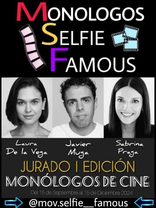 Entra ya en la cuenta @mov.selfie__famous de Instagram y participa en nuestro concurso de Monólogos de Cine dirigido a #Actores y #Actrices . #MonologosDeCine #Cine #Concurso