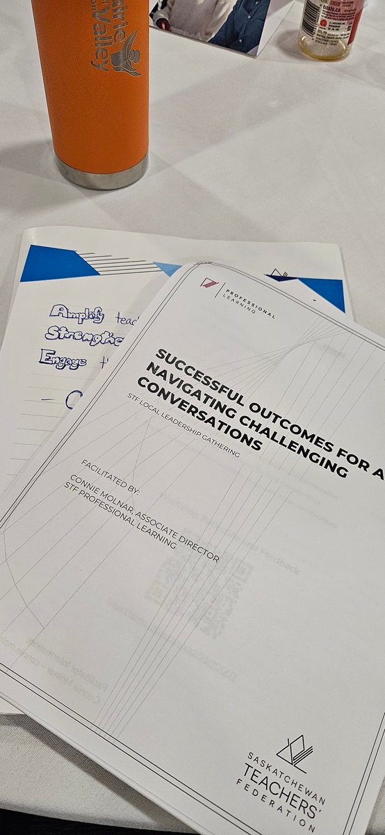 Getting some excellent professional development from <a href="/STFLearning/">STF Professional Learning</a> at the <a href="/SaskTeachersFed/">Saskatchewan Teachers' Federation</a> Local Leadership Gathering in Saskatoon.