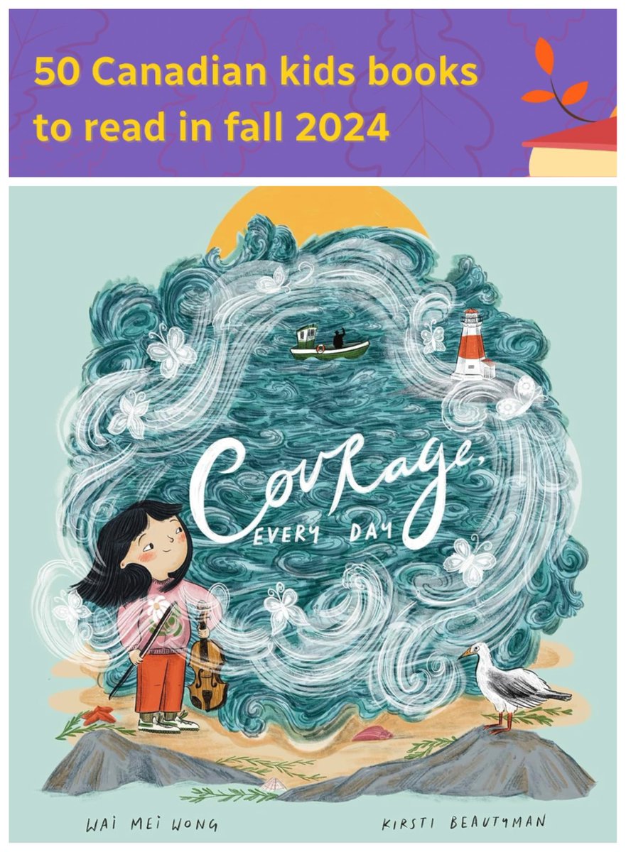 Firefly Books, Distributed Lines (@fireflydist) on Twitter photo Courage, Every Day by <a href="/wmwongcreator/">Wai Mei Wong</a> makes it on <a href="/cbcbooks/">CBC Books</a> list of Canadian Kids Books to Read this Fall🍂
tinyurl.com/2d5y3d7s
<a href="/tilburyhouse/">Tilbury House Publishers</a> <a href="/SleepingBearBks/">Sleeping Bear Press</a> Courage, Every Day by <a href="/wmwongcreator/">Wai Mei Wong</a> makes it on <a href="/cbcbooks/">CBC Books</a> list of Canadian Kids Books to Read this Fall🍂
tinyurl.com/2d5y3d7s
<a href="/tilburyhouse/">Tilbury House Publishers</a> <a href="/SleepingBearBks/">Sleeping Bear Press</a>