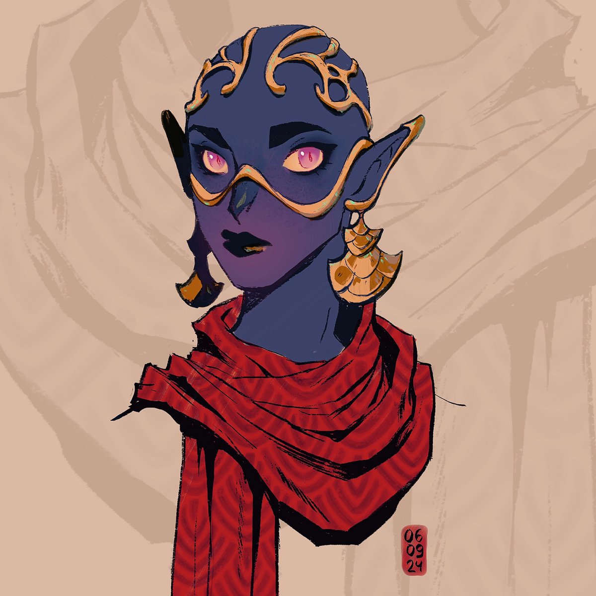tentaclehorns's tweet photo. Still learning to work loose and focus on shapes and colors only https://t.co/Ankrxnogtx