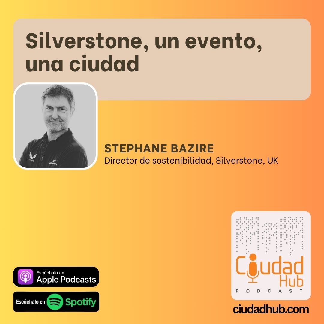 ¿Cómo gestionar grandes eventos deportivos que tienen un alto impacto en su entorno para que sean sostenibles? 
Conversamos con <a href="/stephbazire/">Stephane Bazire</a> Director de Sostenibilidad en <a href="/SilverstoneUK/">Silverstone</a> 

Spotify bit.ly/4ewdMEq
Apple Podcast apple.co/4daQlzm