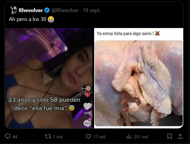 WifacAtope's tweet photo. Mira que hay que ser #turbozopenco para creer que tu diminuto pito de mierda va a deformarme nada.
Menos tonterías y más comer coñ0, #AburreOvejas.
PD: 58 pocos me parecen.
PD2: que te folles a alguien no lo convierte en un objeto de tu propiedad, #CansaAlmas. https://t.co/DHjiB643xv
