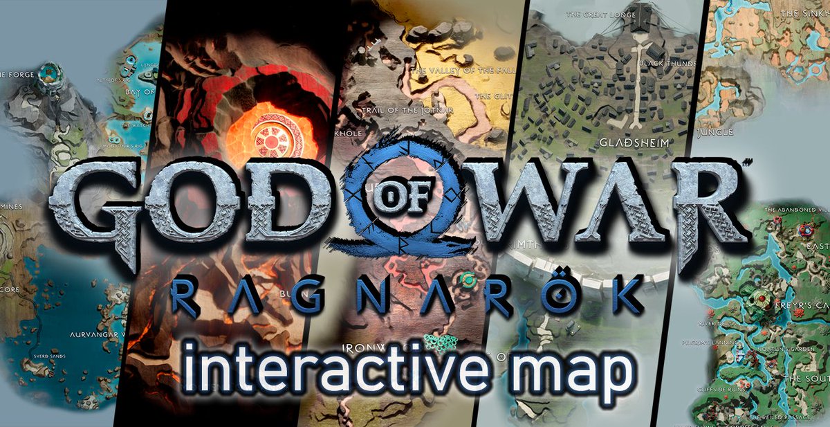mapinteractive's tweet image. 🗺️ Explore the world of God of War: Ragnarok like never before! 🔥

Check out our interactive map to uncover: 🧭 Key locations ⚔️ Hidden secrets 🏆 Collectibles

Get ready to master the realms! 🌍⚡ 
👉 god-of-war-ragnarok.interactivemap.app

#GodOfWarRagnarok