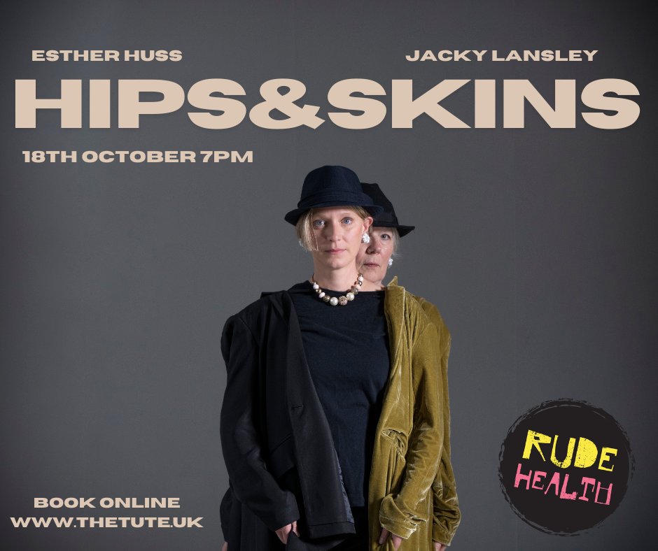 Pioneer of UK New Dance Jacky Lansley and co-founder of The Tute Esther Huss present the world premiere of their brand new performance! <a href="/DRS_london/">DanceResearchStudio</a>