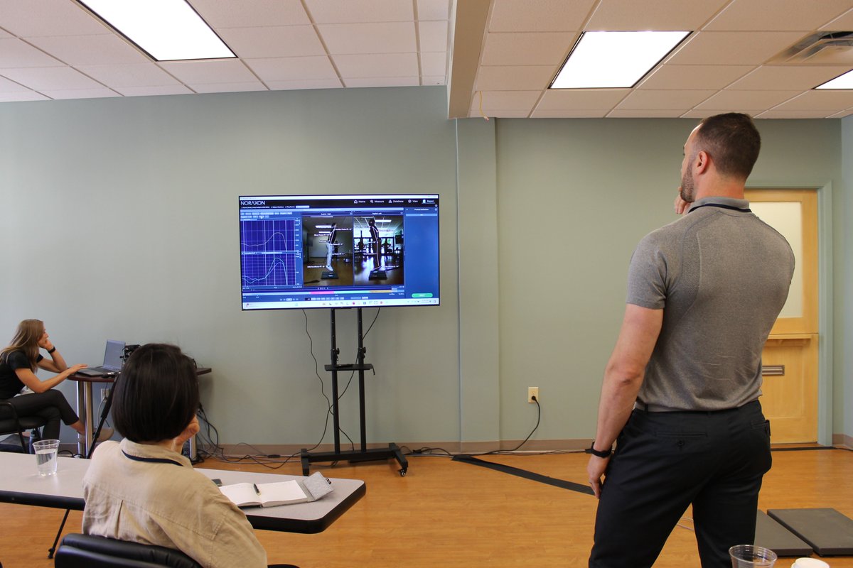 TulaneOrtho's tweet photo. Some Day 1 highlights from the @noraxonusa User Meeting included talks and interactive workshops from Dr. Phil Page and Michael Kiely. We appreciate you sharing your knowledge with us! #motionanalysis #usermeeting #neworleans #EMG https://t.co/2BHYNHfEWS