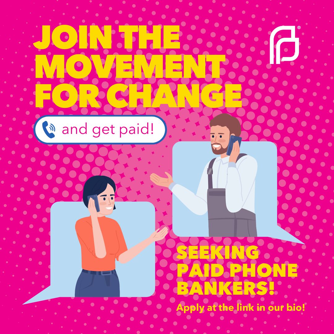 We're hiring! 🚨 Work from anywhere and be a part of the fight for reproductive rights as a Virtual Voter Engagement Representative! It's our paid phone banking program which contacts voters from all across the state. Interested? Apply at plannedparenthood.org/planned-parent…