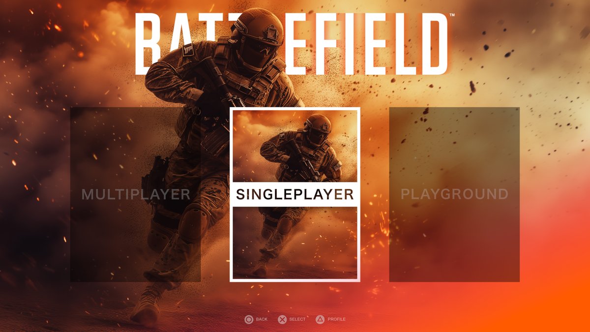 JustFrags's tweet photo. I am ready to put many hours into the next Battlefield!
Battlefield Main Menus Concept.
#battlefield2025 #Battlefield https://t.co/ksGnaoTA8b