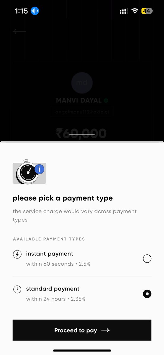 Atul__kush's tweet photo. @CRED_club Hi there is an issue with the service charge calculation when paying via credit card, even after selecting standard payment 2.35% for service change. Im still getting charged 1500(2.5%) And incase if I select instant payment mode 2.5% my service change is 1650(2.75%)☹️ https://t.co/79OPzAyBaj