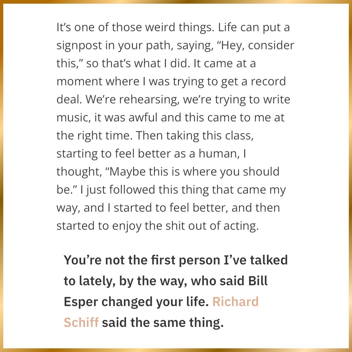 William Esper Studio tweet media