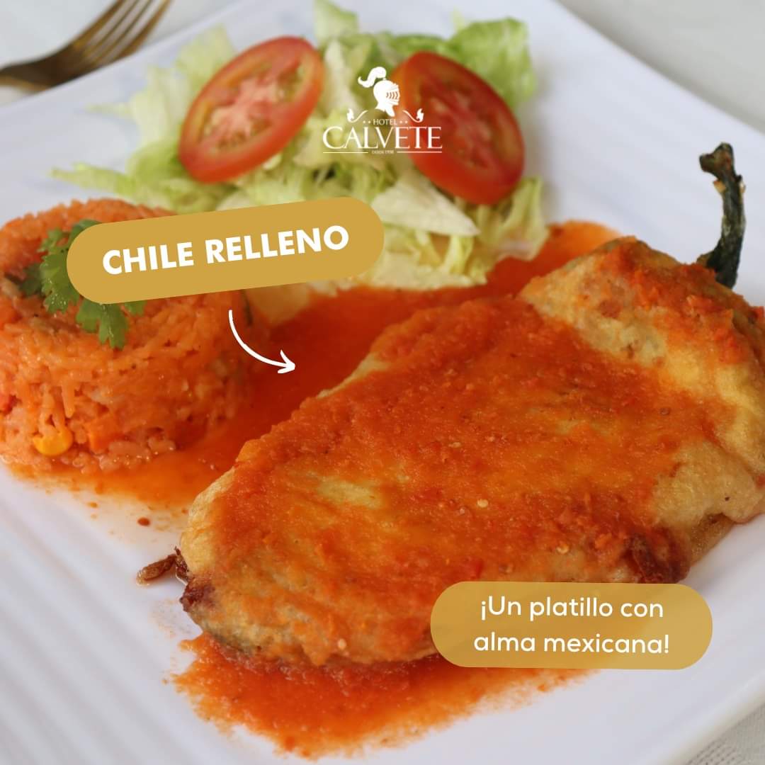 Hotel_Calvete's tweet photo. |CHILE RELLENO| 🌶️
-
¡Para los amantes de lo auténtico! 

Nuestro chile relleno es la mezcla perfecta de tradición y sabor. 🇲🇽

🕐 Horarios Restaurante:
Lunes a Viernes de 7:00 am a 10:00 pm
Sábados y Domingos de 7:00 am a 3:00 pm https://t.co/oGtEcZGvqa