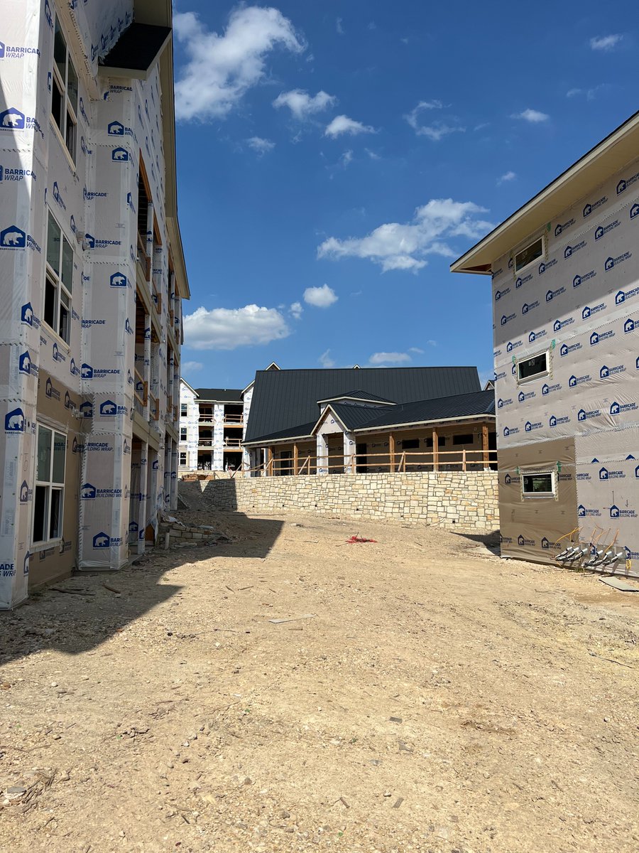 This has been a fun project to be on in hot San Antonio. We supplied our customer with all their lumber, panels, siding, house wrap, and many accessories. Please don't hesitate to reach out to us for your next commercial or multifamily project.