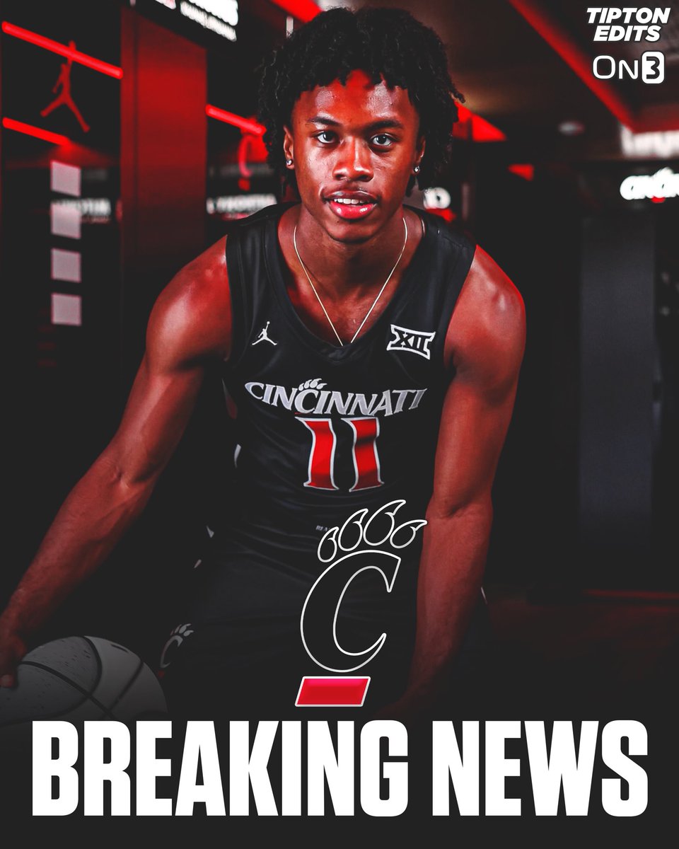 Joe Tipton (@tiptonedits) on Twitter photo NEWS: 4⭐️ Keyshuan Tillery has committed to Cincinnati, he tells <a href="/On3Recruits/">On3 Recruits</a>.
The 6-0 Point Guard details his decision here: on3.com/news/4-star-pg… NEWS: 4⭐️ Keyshuan Tillery has committed to Cincinnati, he tells <a href="/On3Recruits/">On3 Recruits</a>.
The 6-0 Point Guard details his decision here: on3.com/news/4-star-pg…