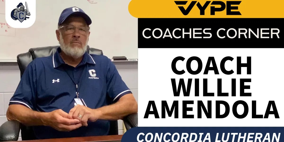 VYPE Coaches Corner: Concordia Lutheran Football Coach Willie Amendola; 2024 Game-Plan🏈

We spoke with CLHS HC Willie Amendola, discussing the Crusaders' impressive start to the season, and what's in store for the remainder of district.

📽️🔗vype.com/Texas/Houston/…