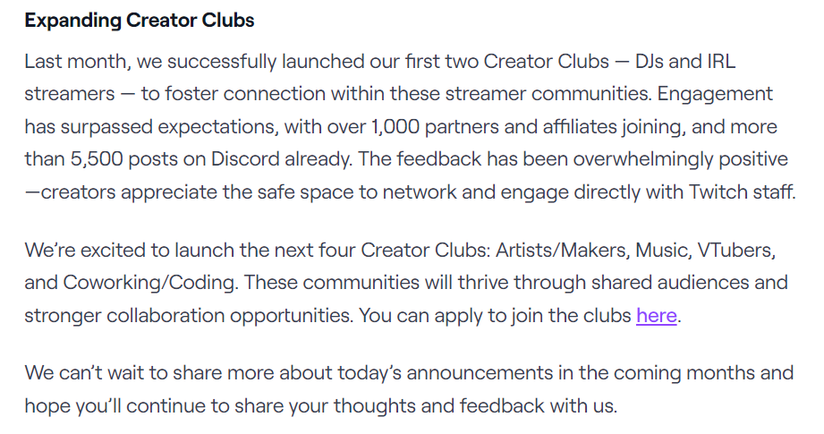 ChonkyLotus's tweet image. To all my Vtuber/streamers mutuals and friends 🥰 

I thought this is pretty cool and Twitch just tweeted about an hour ago they are creating Guild for Vtubers ^.^  

Just gotta scroll aaaaaaall the way down and find the "here" thingy to apply ✨