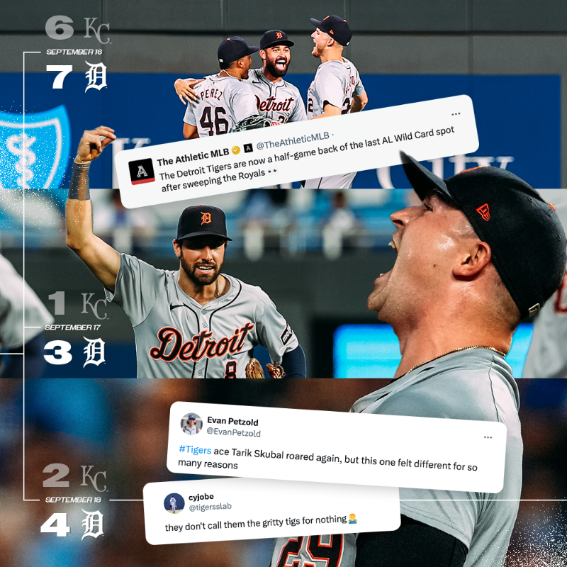 tigers's tweet photo. Hottest team in baseball 🔥