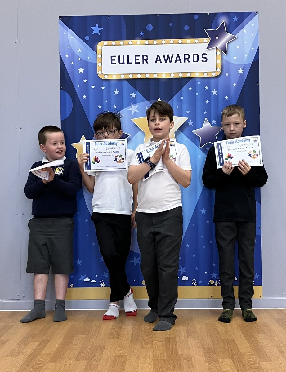 Well done to our mathematicians in praise assembly today #eulermaths