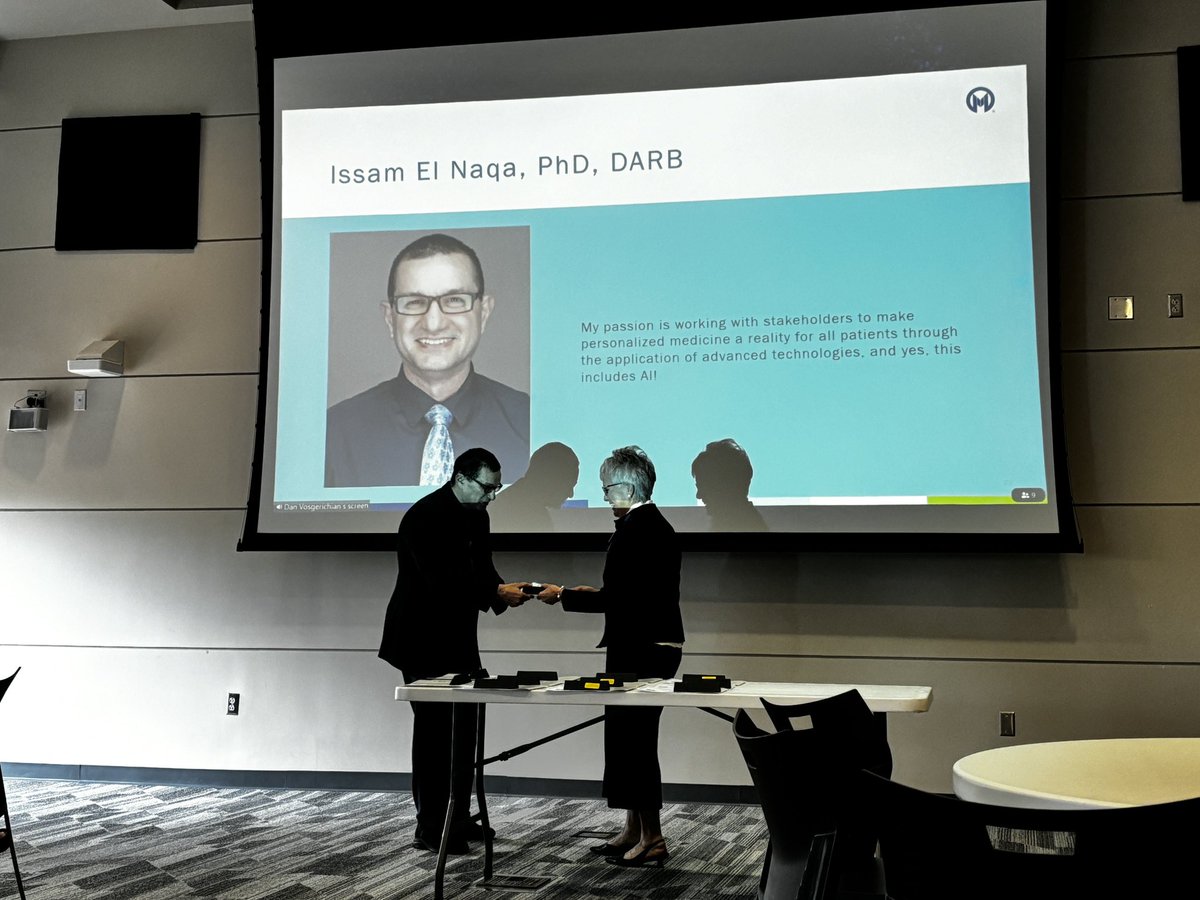 Congratulations, Kedar Kulkarni and Issam El Naqa on your graduation from Moffitt’s Leadership Academy!  It’s clear from the presentations by you and your fellow cohort members that Moffitt’s future is bright!