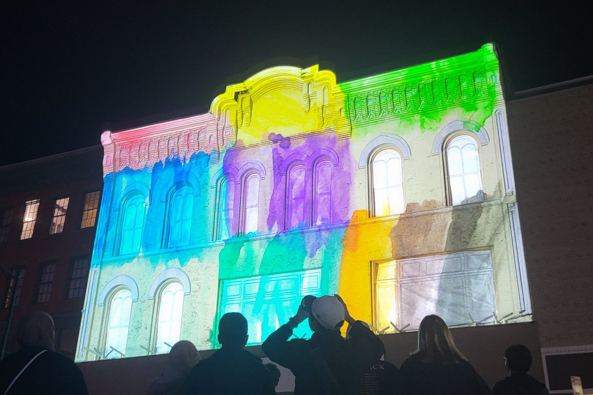 This year's LUMA Projection Arts Festival was truly an unforgettable experience! We’re especially proud to share that Springbrook students from The School had their artwork featured in the Peg Johnston Living Lights Project on Court Street.