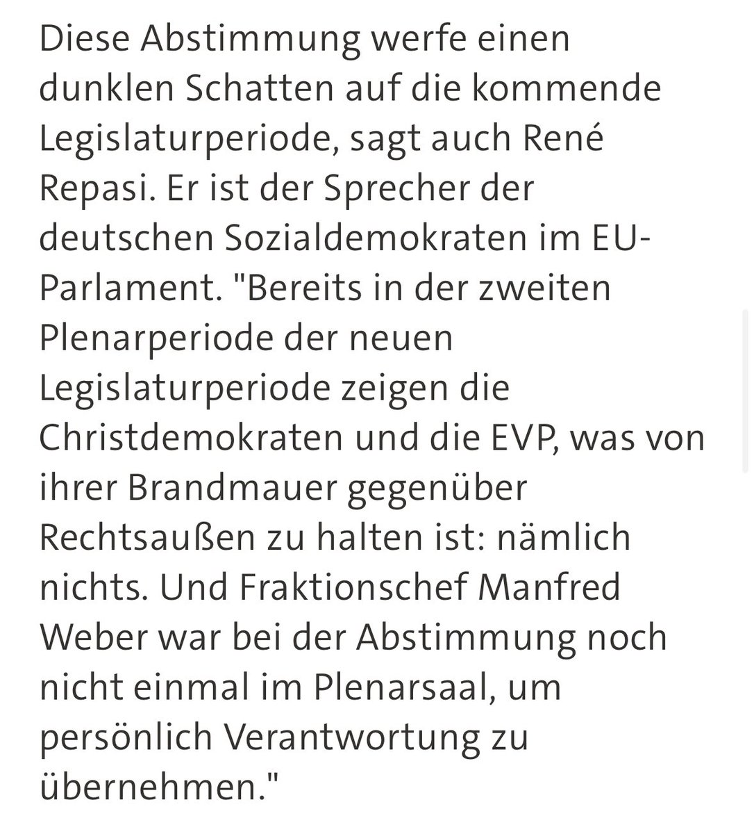 Wie ernst meinen es die Christdemokraten im Europäischen Parlament mit ihrer #Brandmauer gegenüber Rechtsaußen? Bei der #Venezuela Resolution sind sie den Rechtspopulisten auf den Leim gegangen und haben erstmals von der Mehrheitsoption ohne die Proeuropäer Gebrauch gemacht.👇🏻