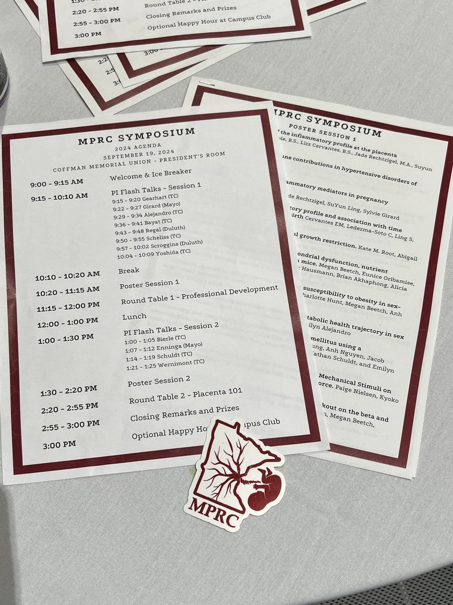 Kara Peak (@karapeak1) on Twitter photo What an amazing event! I enjoyed connecting with so many great placental researchers from <a href="/MayoClinic/">Mayo Clinic</a> <a href="/UMNDuluth/">UMN Duluth</a> & <a href="/UMNews/">University of Minnesota</a> at the inaugural Minnesota Placenta Research Community Symposium! Thanks to <a href="/sawernimont/">Sarah Wernimont</a> for organizing & the invite! What an amazing event! I enjoyed connecting with so many great placental researchers from <a href="/MayoClinic/">Mayo Clinic</a> <a href="/UMNDuluth/">UMN Duluth</a> & <a href="/UMNews/">University of Minnesota</a> at the inaugural Minnesota Placenta Research Community Symposium! Thanks to <a href="/sawernimont/">Sarah Wernimont</a> for organizing & the invite!