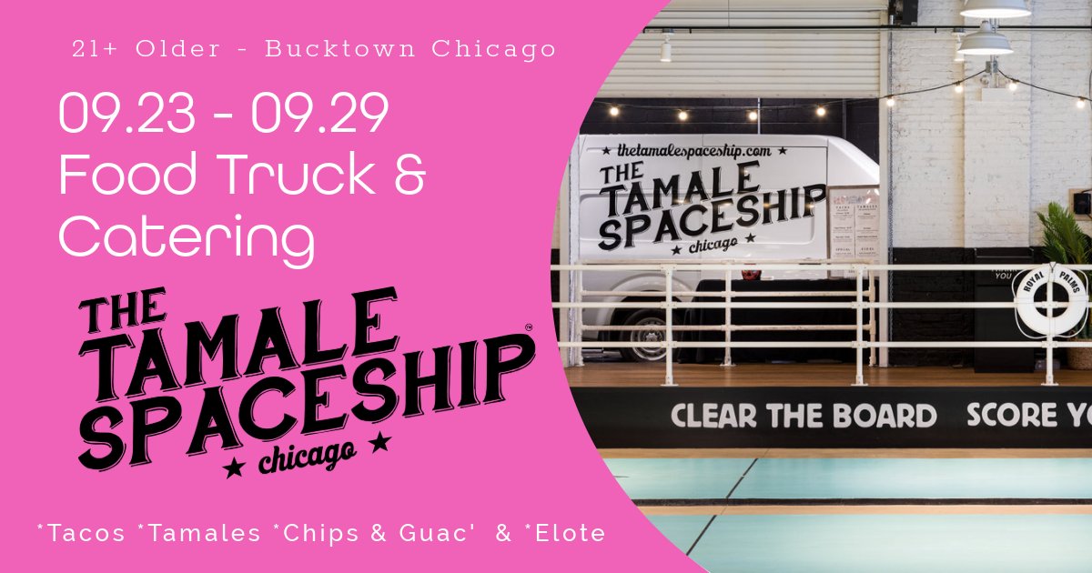 Pregaming for our week at The Royal Palms this Saturday, September 21st from 12pm-11pm! 
 
Then having the food truck start the week beginning monday, Sept 23rd- Sunday, Sept 29th