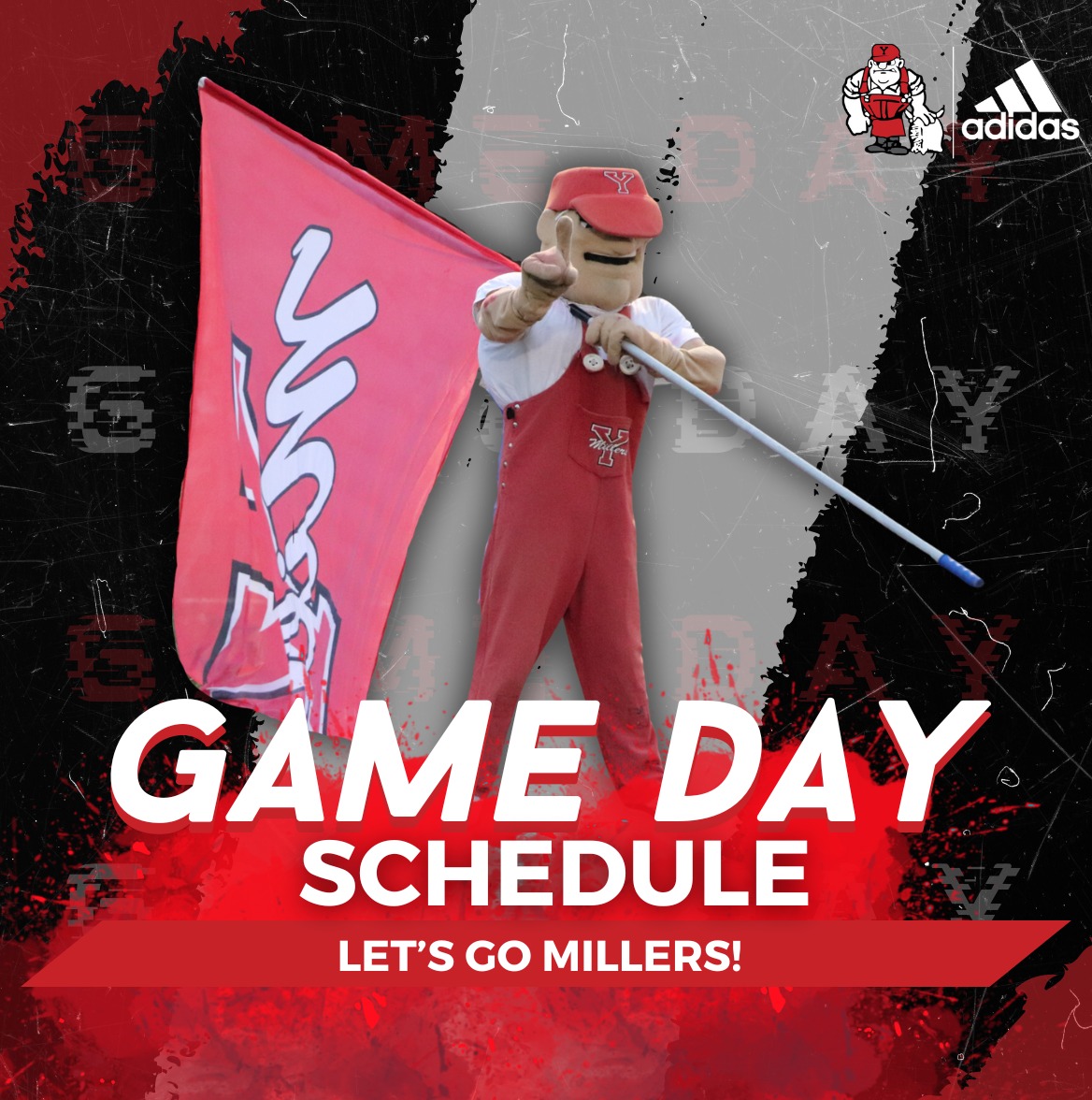 Game Day Schedule!! Go Millers!!

YHS JV Softball (PCO Tournament) @ PCOHS
YHS V Volleyball (Bishop McGuinness Tournament 
10am YMS Cross Country (Racer Invitational) Newcastle HS