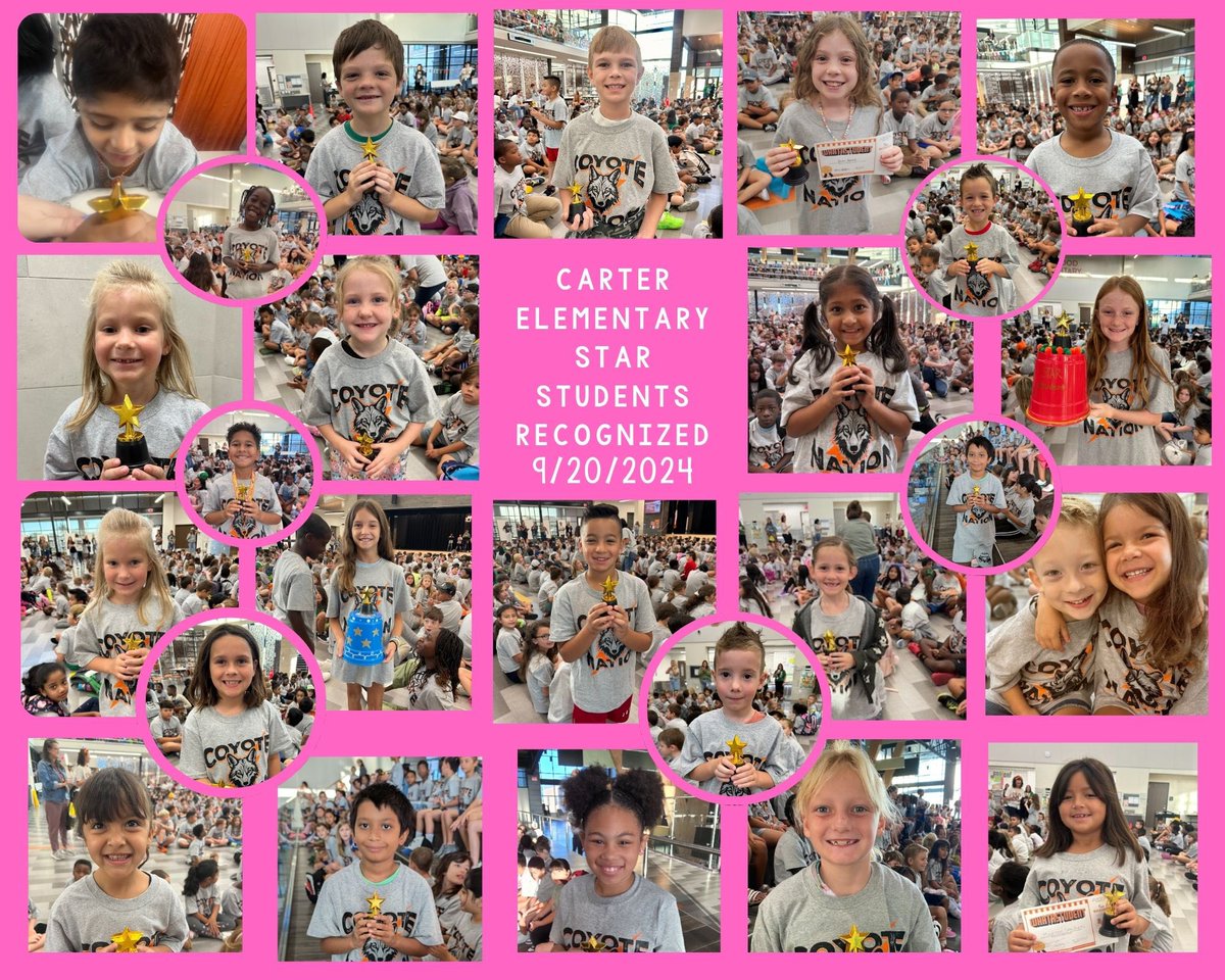 Carter Elementary School (@cartercoyoteses) on Twitter photo Another great week with these <a href="/CarterCoyotesES/">Carter Elementary School</a> STAR students! #staywild #CarterCoyotesES #NorthwestISD Another great week with these <a href="/CarterCoyotesES/">Carter Elementary School</a> STAR students! #staywild #CarterCoyotesES #NorthwestISD