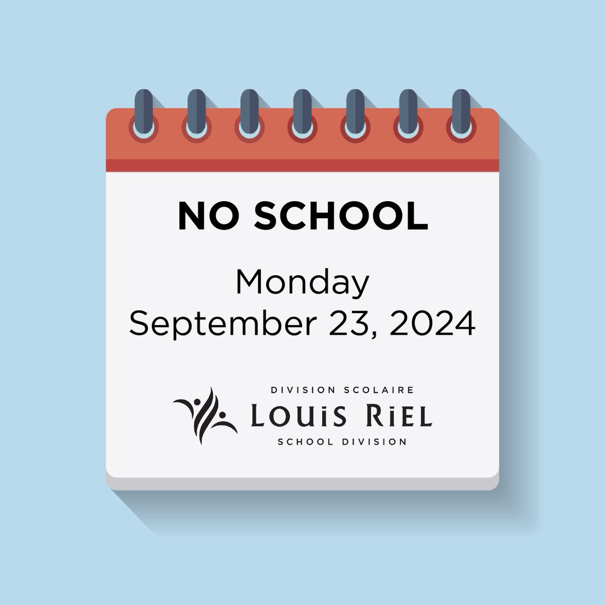 Don't forget! Monday, Sept. 23 is a divisional staff learning day which means there is no school for students.

Have a wonderful weekend 😊