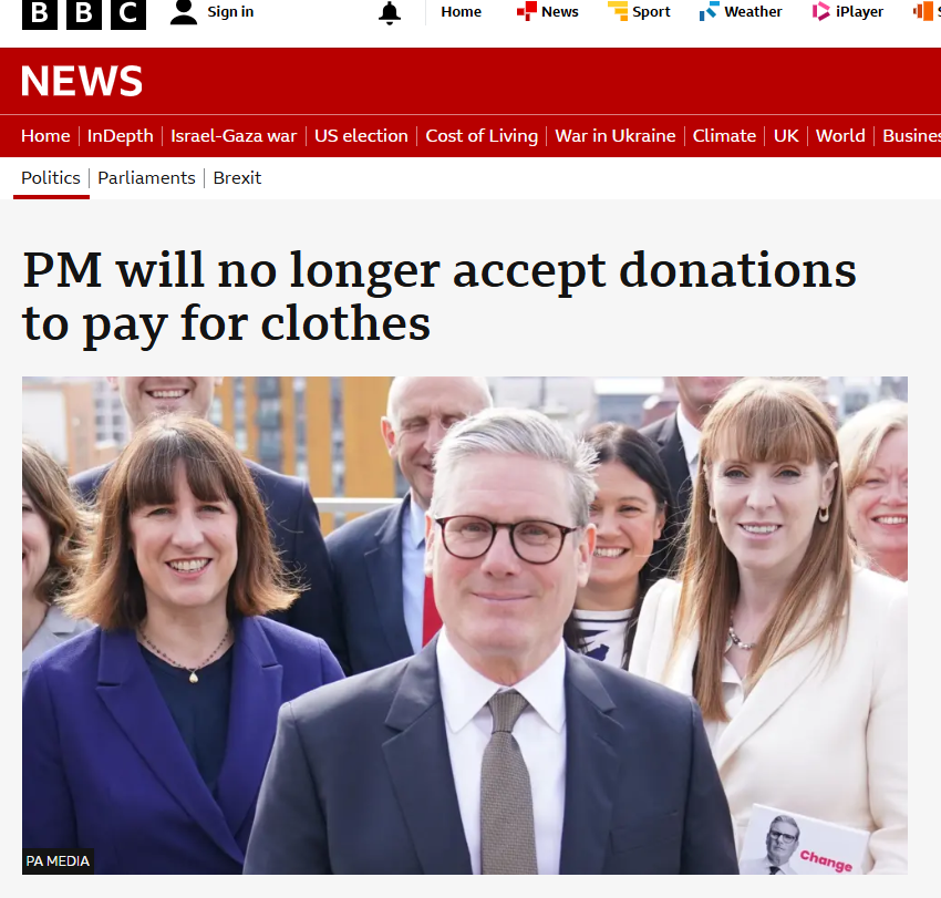 I'm probably being incredibly naive but why the f... does someone earning £170 k a year need someone else to buy their clothes and glasses for them?