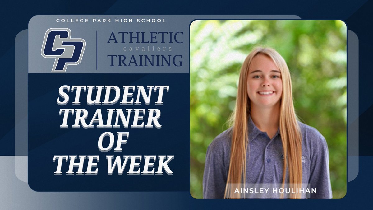 Ainsley never says no when asked to do something for the staff ATs. 

<a href="/TWCP_ATHLETICS/">College Park Athletics</a>