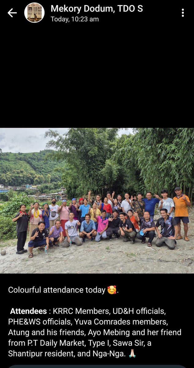 KAMENG RIVER REJUVENATION CLUB tweet media