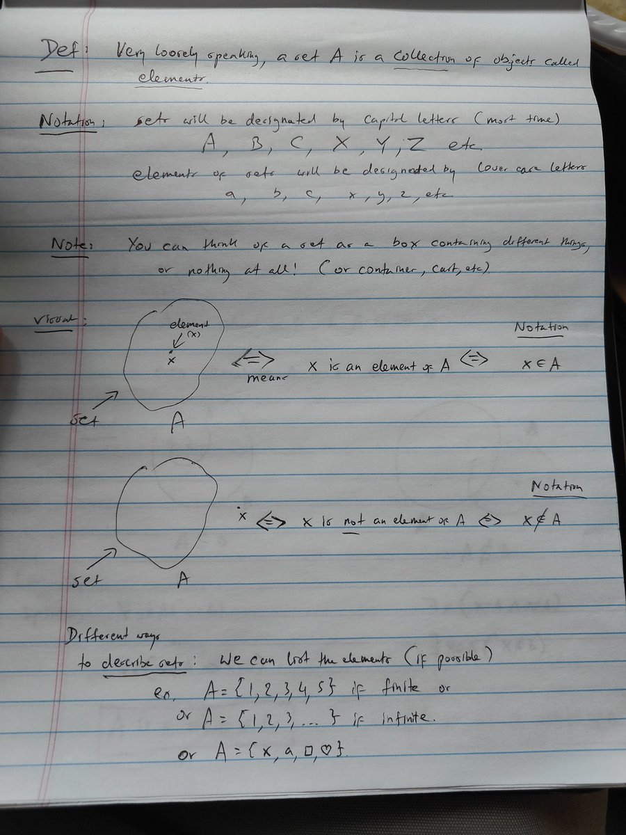 martinmrmar's tweet image. Just a very tiny intro to Set Theory if you are curious about abstract math.