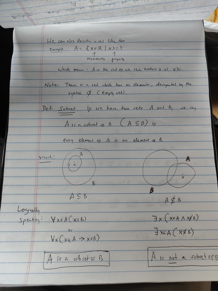 martinmrmar's tweet image. Just a very tiny intro to Set Theory if you are curious about abstract math.