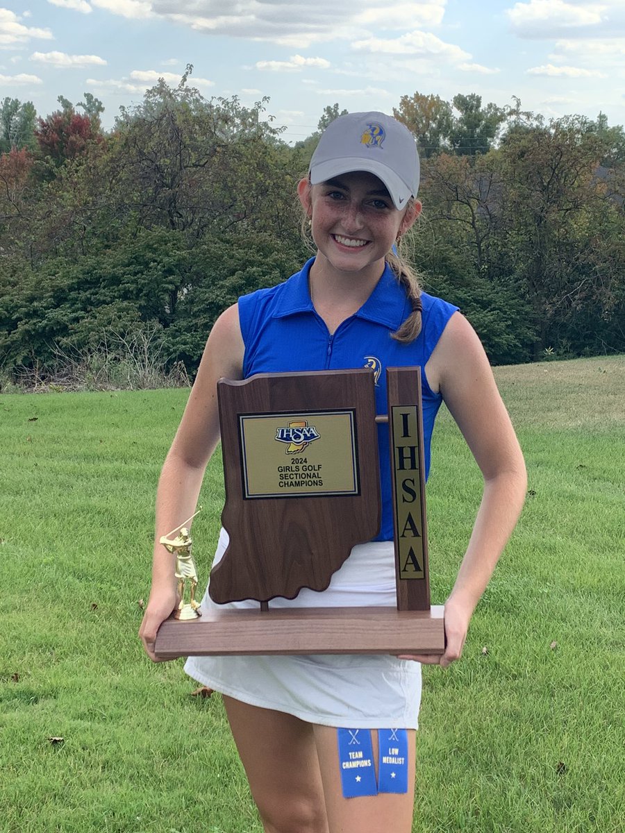 The Lady Spartans won the Homestead sectional with a team score of 323.
Caroline Burns - 80 (Medalist)
Bree Noll - 80
Domenica Casini - 81
Kamryn Nevins - 82
Alyssa Hadaway - 86