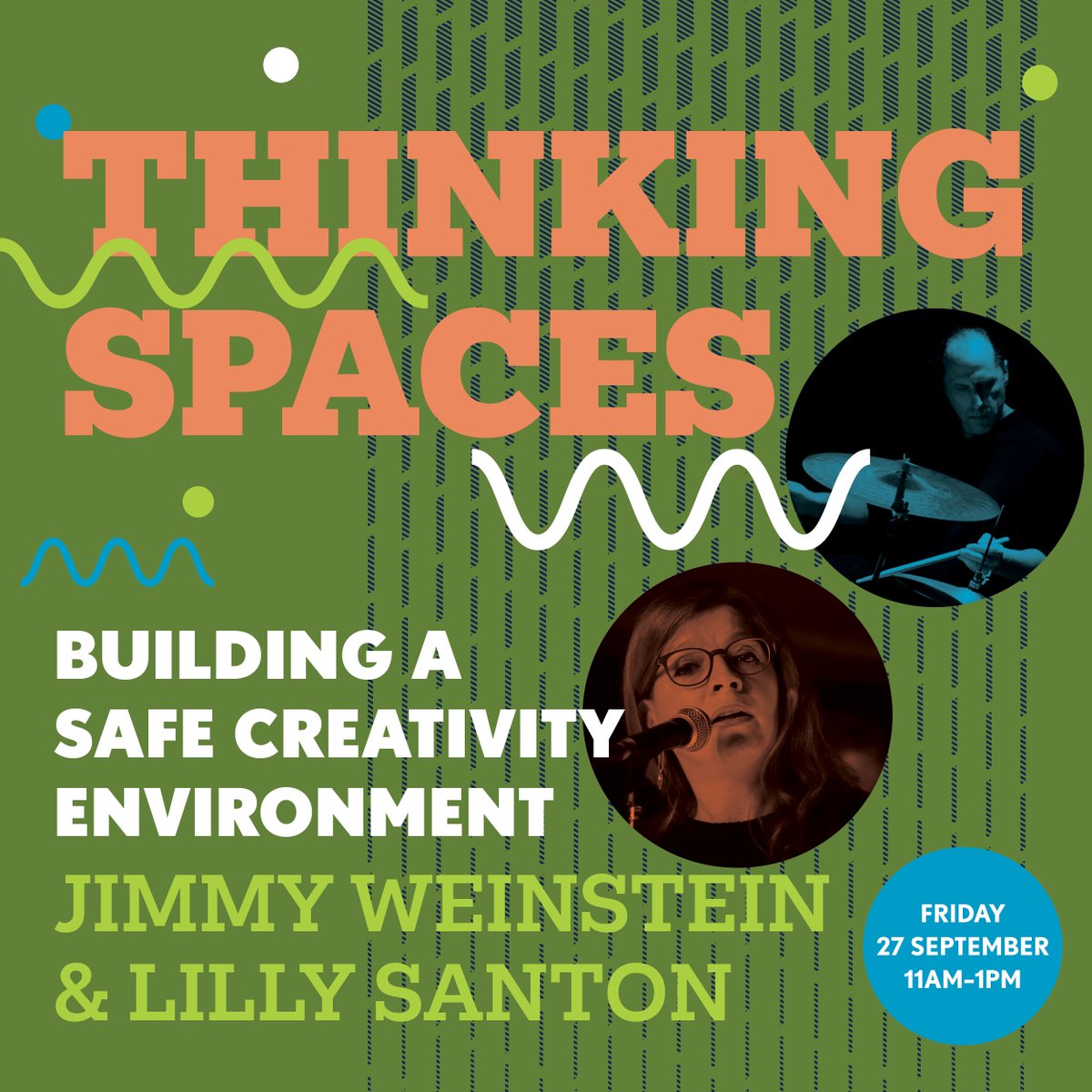 🎉 Friday, September 27, 11:00 AM (ET), marks the first Thinking Spaces Event of the school year. 🎉 

"Building a Safe Creativity Environment," with Jimmy Weinstein and Lilly Santon! 

More info: bit.ly/3XMqkBJ

#IICSI #improv #ThinkingSpaces #OnCultureDays #CultureDays