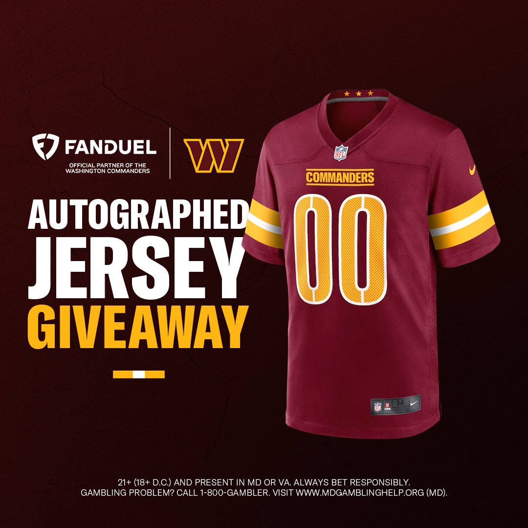 Washington Commanders (@commanders) on Twitter photo 🚨 GAMEDAY GIVEAWAY 🚨
Repost and follow <a href="/FDSportsbook/">FanDuel Sportsbook</a> for a chance to win a Bobby Wagner autographed jersey!
Rules: bit.ly/3MStLAJ 🚨 GAMEDAY GIVEAWAY 🚨
Repost and follow <a href="/FDSportsbook/">FanDuel Sportsbook</a> for a chance to win a Bobby Wagner autographed jersey!
Rules: bit.ly/3MStLAJ