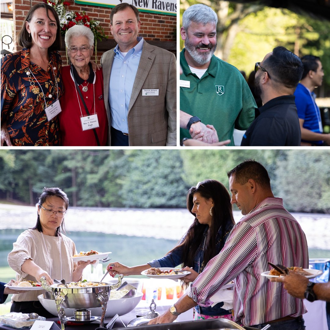 The New Parent Barbecue, hosted by the Admissions team on Sept. 10, gave new parents and guardians an opportunity to meet and visit, hear from campus leaders and enjoy the natural splendor of Tara Farm, which is adjacent to our campus.
magazine.ravenscroft.org/news/nsp/~boar…