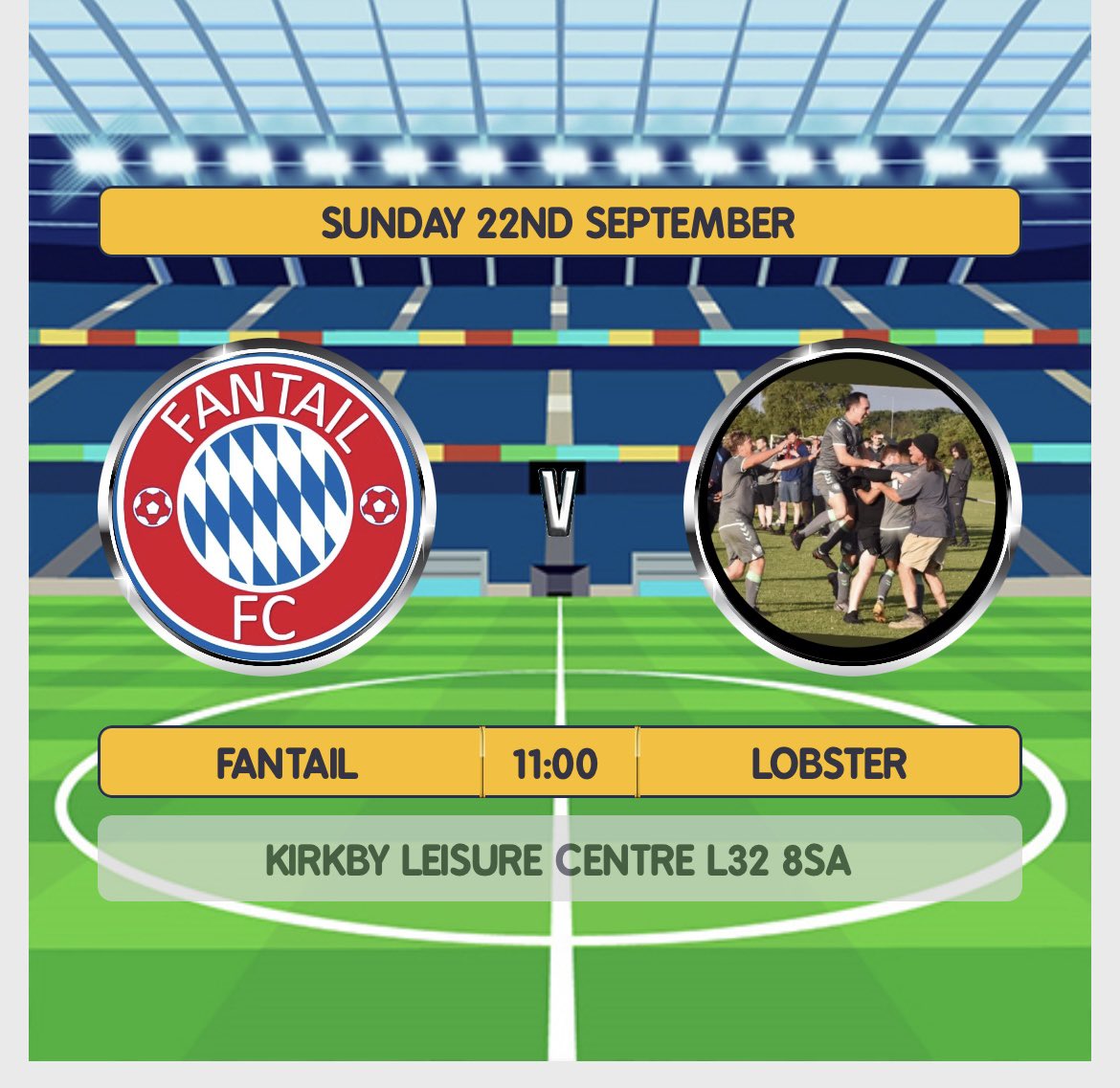 FantailFC1's tweet image. Big one Sunday let’s go 💪⚽️