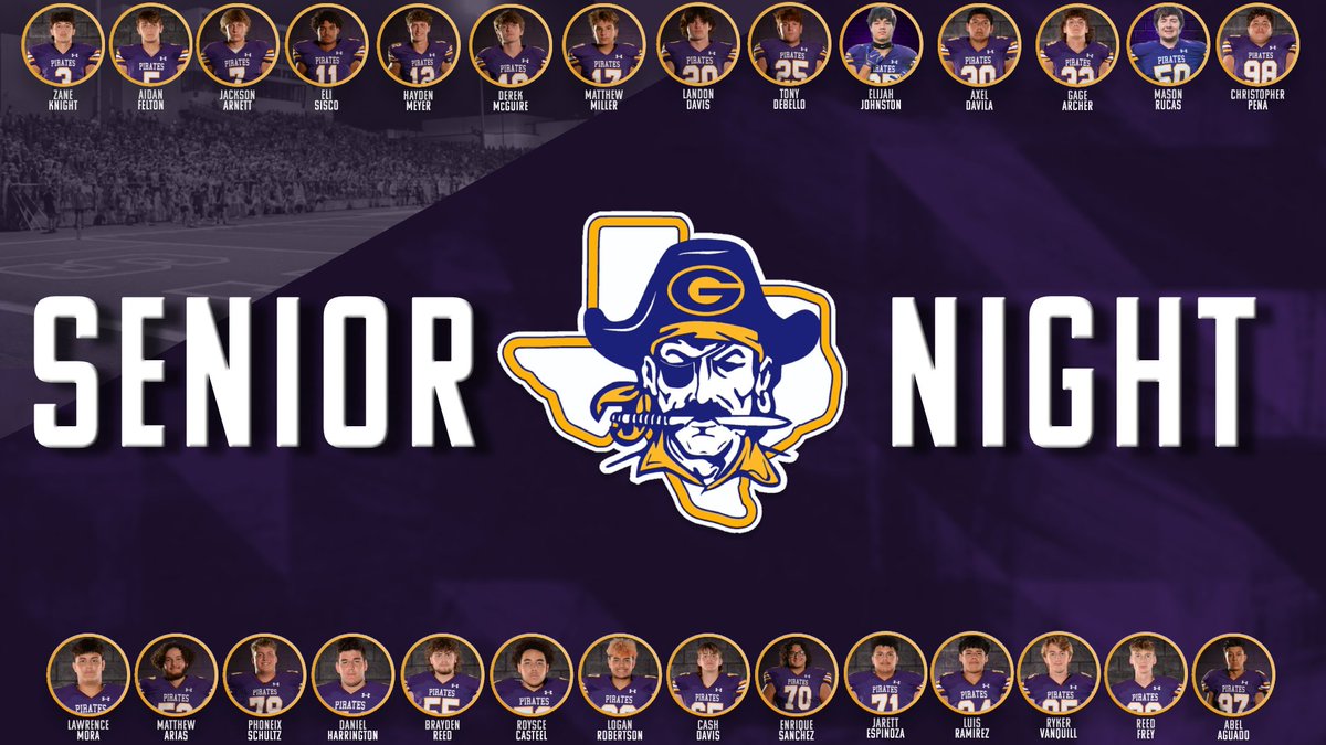 Congratulations Seniors!!

THANK YOU for all of your hard work and love of Pirate Football!!🏈🏴‍☠️

#PiratePride🏴‍☠️