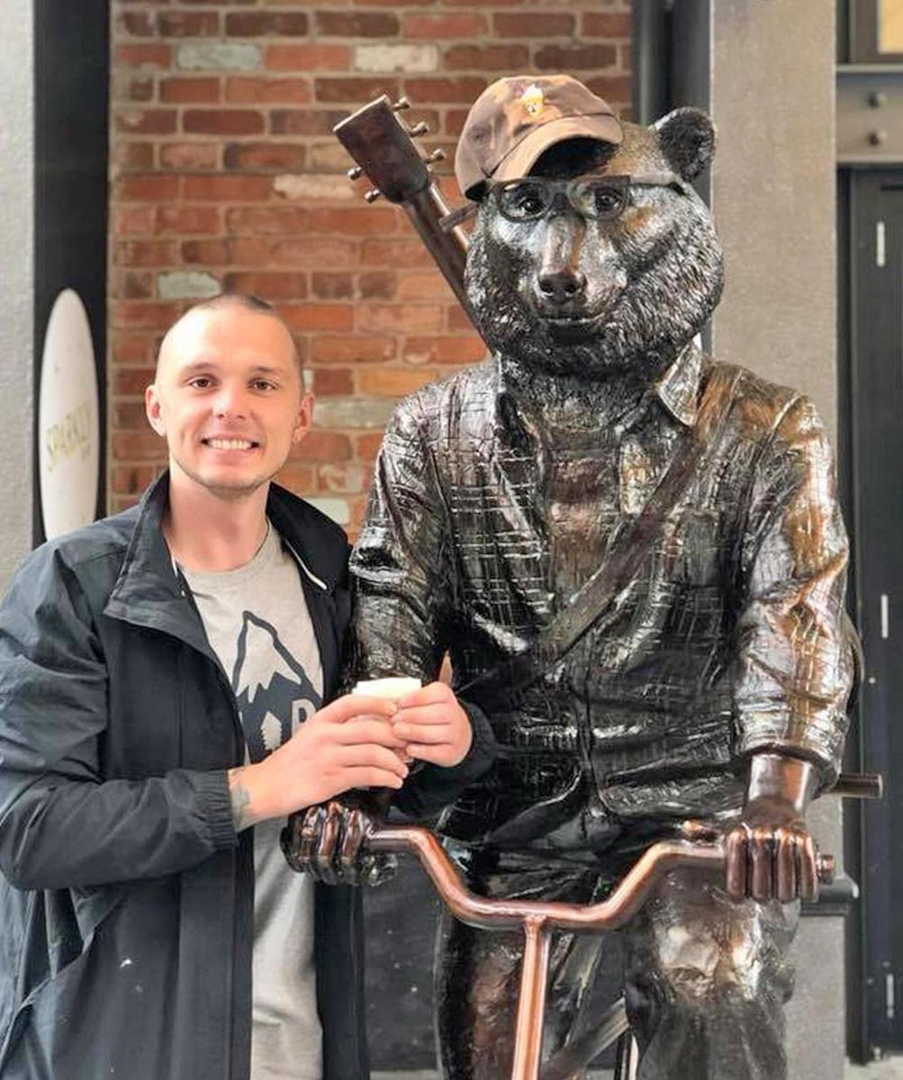 NEWS ALERT: Our bronze sculpture of Sparkly Bear has been stolen from Barkly Square, Brunswick. 

Three offenders cut it down with an angle grinder. If you have any info, please contact us or Crime Stoppers. 

To the thieves: please return him.