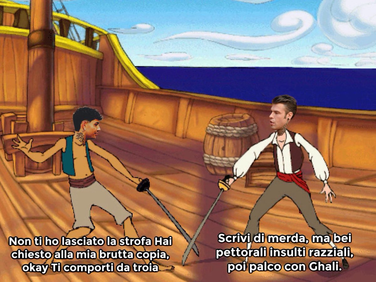 Come immagino io i dissing.

#fedez #TonyEffe #dissing #monkeyisland
